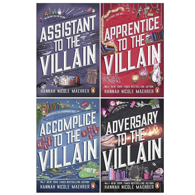 Assistant and the Villain Series By Hannah Nicole Maehrer 4 Books Collection Set - Fiction - Paperback Fiction Penguin Random House