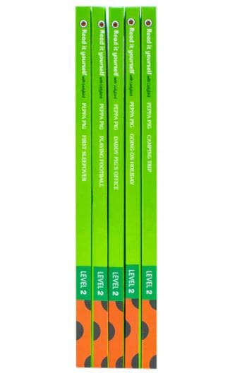 Peppa Pig Read It Yourself (Level 2) by Ladybird: 5 Books Collection Box Set - Ages 4+ - Hardback 0-5 Penguin