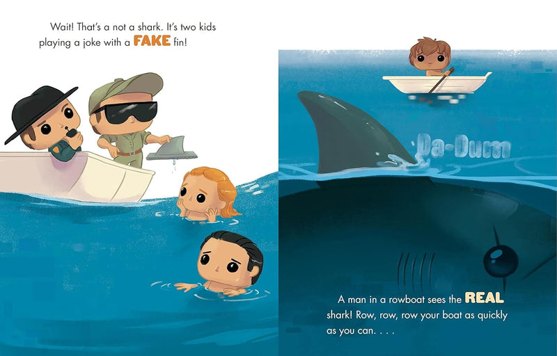 JAWS: Big Shark, Little Boat! A Book of Opposites by Geof Smith - Age 0-5 - Hardback 0-5 Golden Books Publishing Company Inc