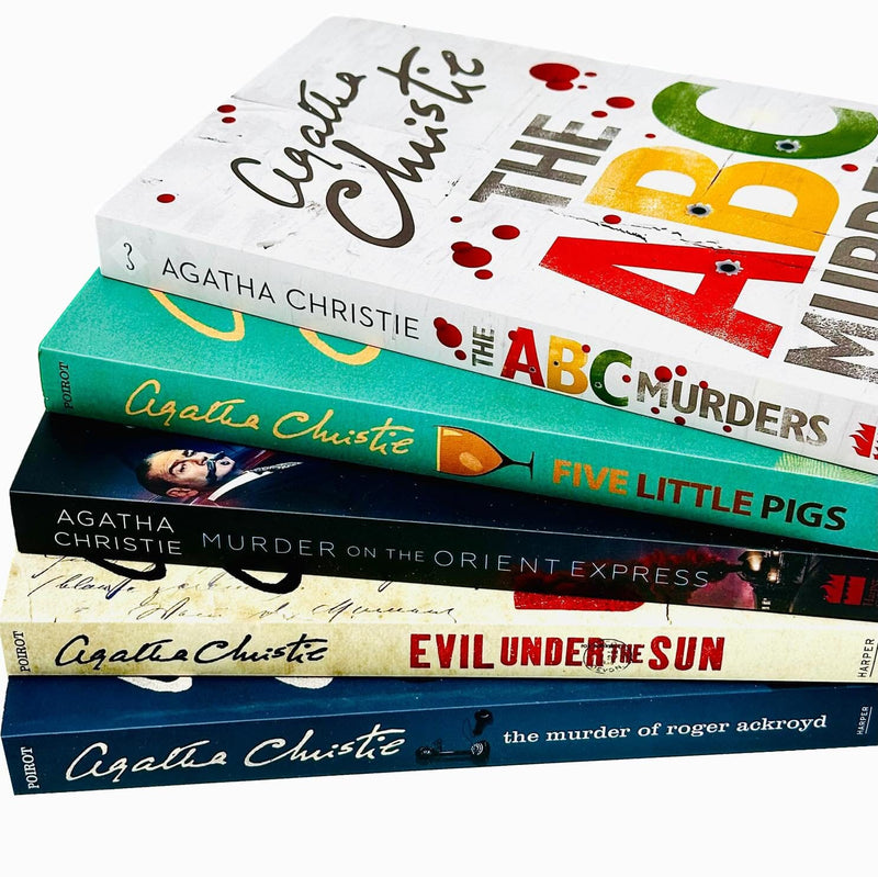 Hercule Poirot Series By Agatha Christie 5 Books Collection Set - Fiction - Paperback Fiction HarperCollins Publishers