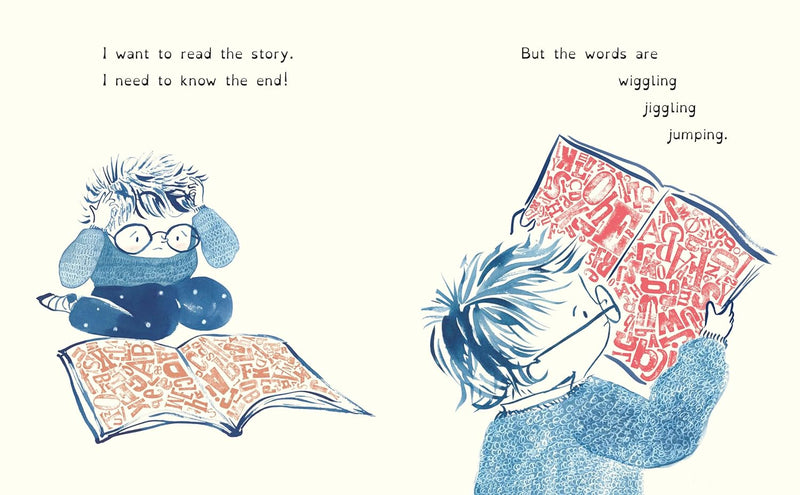 Wiggling Words: A fun story about Dyslexia, Creativity and Building Confidence by Kate Rolfe - Ages 3-6 - Paperback
