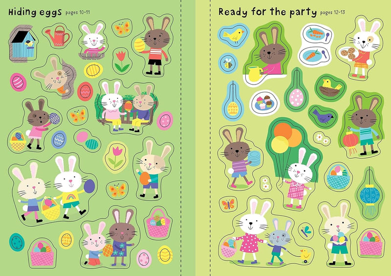 Usborne Easter Sticker by Fiona Watt & Jessica Greenwell 4 Books Collection Set - Ages 2-8 - Paperback 0-5 Usborne Publishing Ltd