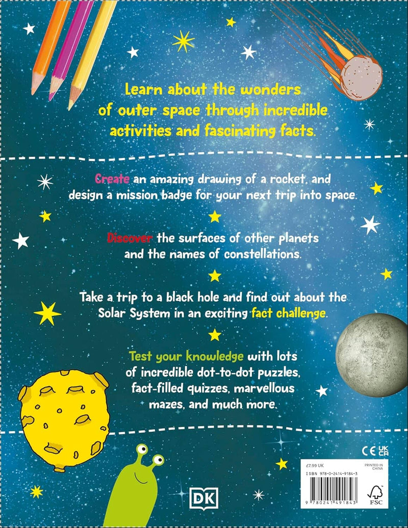 The Fact-Packed Activity Book: Space: With More Than 50 Activities, Puzzles, and More! by DK - Ages 5+ - Paperback 5-7 DK