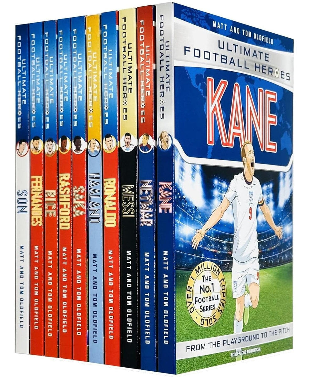 Ultimate Football Heroes Series 1 Collection 10 Books Set By Matt
