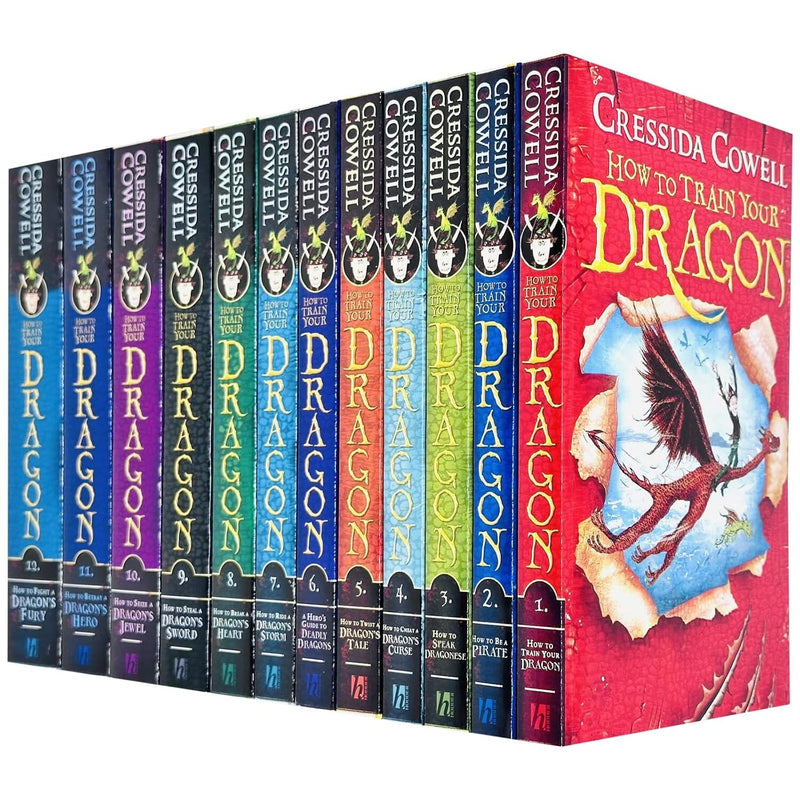 How to Train Your Dragon by Cressida Cowell 12 Books Collection Set - Age 9-14 - Paperback 9-14 Hachette