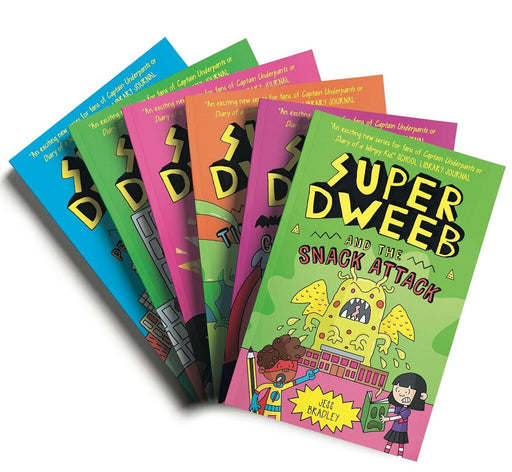 The Adventures of Super Dweeb Series By Jess Bradley 6 Books Collection Box Set - Ages 7-9 - Paperback 7-9 Arcturus Publishing Ltd