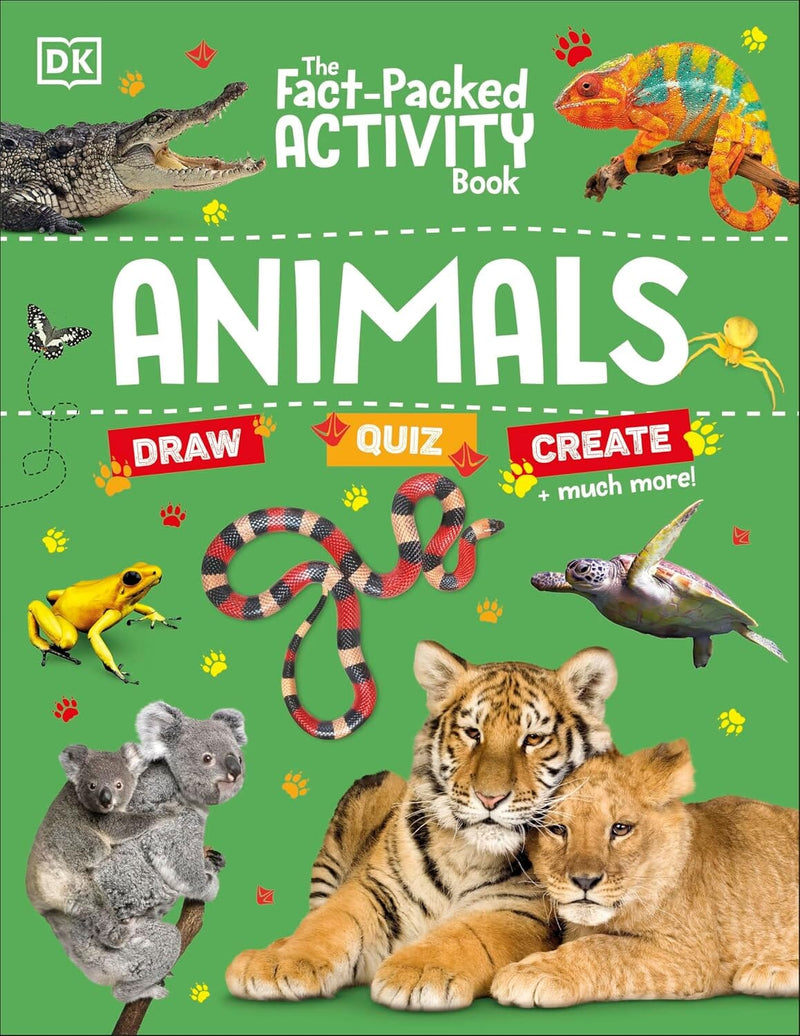 The Fact-Packed Activity Book: Animals by DK - Ages 5+ - Paperback 5-7 DK