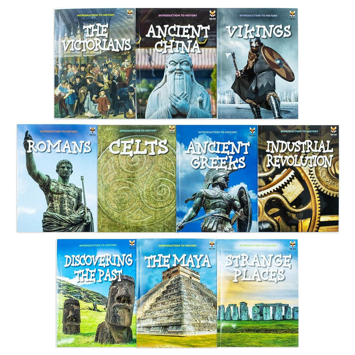 Introduction to History for Beginners (Series 1) 10 Books Collection Set - Ages 7+ - Paperback 7-9 Fox Eye Publishing