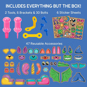Learning Resources Boxineers Cardboard Animals: Transform Boxes INTO Animals! (Mix & Match 75+ Reusable Pieces!) - Ages 5+ - Educational Toy Educational Toys Learning Resources