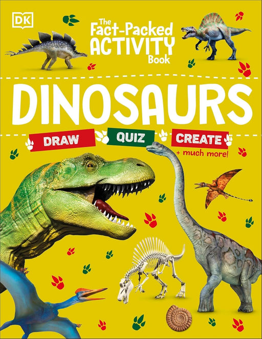 The Fact-Packed Activity Book: Dinosaurs by DK - Ages 5+ - Paperback 5-7 DK