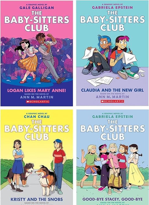 The Babysitters Club Graphic Novel 4 Books Collection (Book 8 to 11) by Ann M. Martin - Ages 9+ - Paperback 9-14 Scholastic