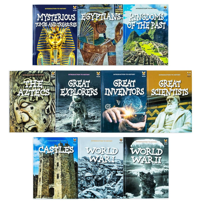 Introduction to History for Beginners (Series 2) 10 Books Collection Set - Ages 7+ - Paperback 7-9 Fox Eye Publishing