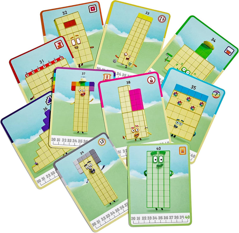 Learning Resources: Numberblocks: MathLink Cubes 31-40 Activity Set - Ages 3+ - Educational Toy 3-5 Learning Resources