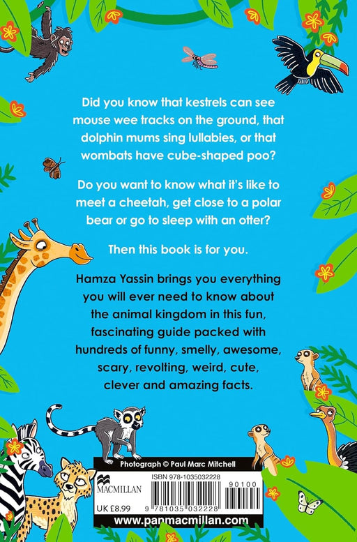 Hamza's Wild World: The Essential Book for Young Animal Fans, Full of Fun Facts! by Hamza Yassin - Ages 7-11 - Paperback 7-9 Pan Macmillan