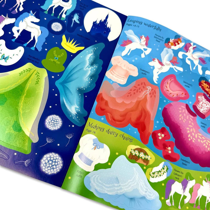 Usborne: Sticker Dolly Dressing Unicorns Pack by Fiona Watt 4 Books Collection Box Set - Ages 5+ - Paperback 5-7 Usborne Publishing Ltd