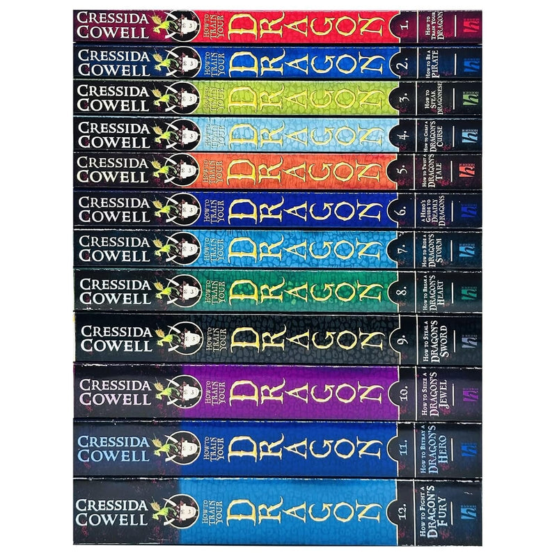 How to Train Your Dragon by Cressida Cowell 12 Books Collection Set - Age 9-14 - Paperback 9-14 Hachette