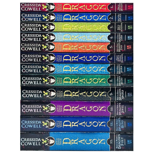 How to Train Your Dragon by Cressida Cowell 12 Books Collection Set - Age 9-14 - Paperback 9-14 Hachette