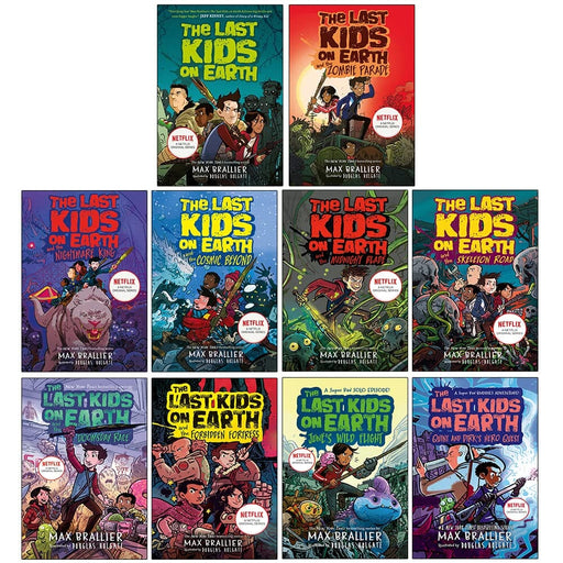 Last Kids on Earth Series by Max Brallier 10 Books Collection Set - Ages 8-12 - Paperback 9-14 Dean