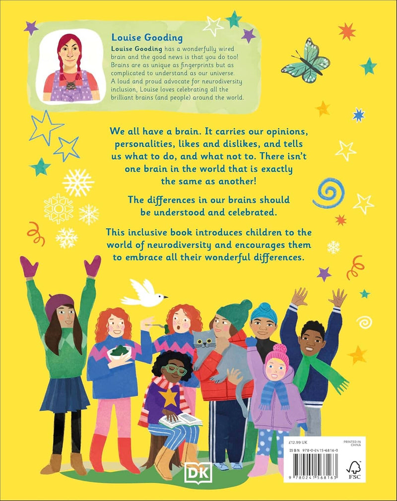 Wonderfully Wired Brains: An Introduction to the World of Neurodiversity by Louise Gooding - Ages 7+ - Hardback 7-9 DK Children