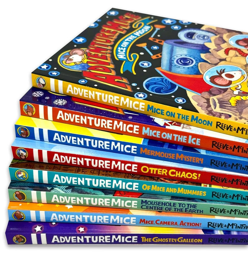 Adventuremice Series By Philip Reeve & Sarah McIntyre 8 Books Collection Set - Ages 5-7 - Paperback 5-7 David Fickling Books