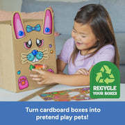 Learning Resources Boxineers Cardboard Animals: Transform Boxes INTO Animals! (Mix & Match 75+ Reusable Pieces!) - Ages 5+ - Educational Toy Educational Toys Learning Resources