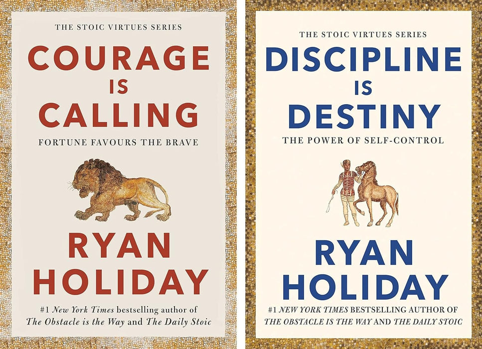 The Stoic Virtues Series By Ryan Holiday 2 Books Collection - Non Fiction - Hardback Non-Fiction Penguin