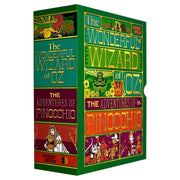 The Wonderful Wizard of Oz & The Adventures of Pinocchio (MinaLima Edition) by L. Frank Baum & Carlo Collodi 2 Books Box Set - Fiction - Hardback (Illustrated with Interactive Elements) Fiction HarperCollins Publishers