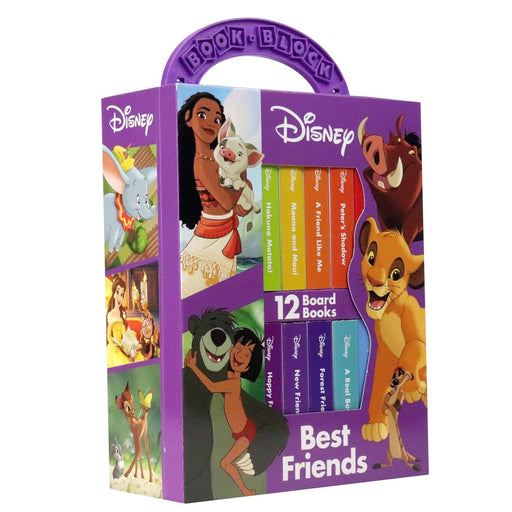 My First Library Disney Best Friends: Lion King, Moana, and more 12 Board Books By Disney - Age 0-5 0-5 P I Kids