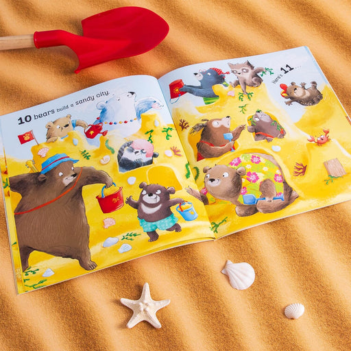 Twenty Bears On Holiday: A Counting Story by Kathryn Simmonds - Ages 0-5 - Paperback 0-5 Bloomsbury Publishing