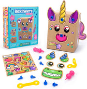 Learning Resources Boxineers Cardboard Animals: Transform Boxes INTO Animals! (Mix & Match 75+ Reusable Pieces!) - Ages 5+ - Educational Toy Educational Toys Learning Resources