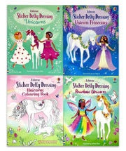 Usborne: Sticker Dolly Dressing Unicorns Pack by Fiona Watt 4 Books Collection Box Set - Ages 5+ - Paperback 5-7 Usborne Publishing Ltd