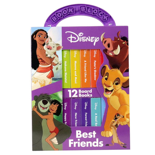 My First Library Disney Best Friends: Lion King, Moana, and more 12 Board Books By Disney - Age 0-5 0-5 P I Kids