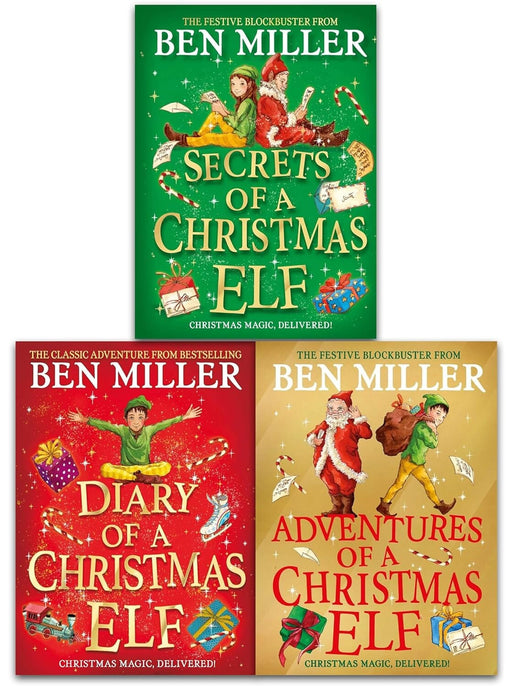 Christmas Elf Chronicles Series by Ben Miller 3 Books Collection Set - Ages 7+ - Hardback 7-9 Simon & Schuster