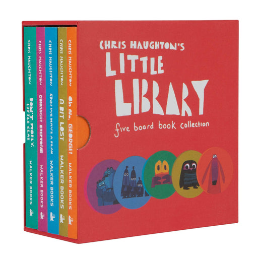 Little Library By Chris Haughton 5 Books Collection Box Set - Ages 2-6 - Board Book 0-5 Walker Books Ltd