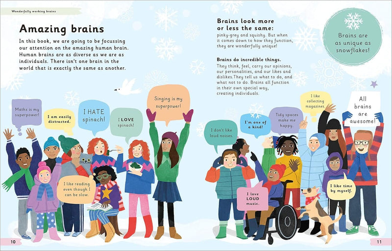 Wonderfully Wired Brains: An Introduction to the World of Neurodiversity by Louise Gooding - Ages 7+ - Hardback 7-9 DK Children