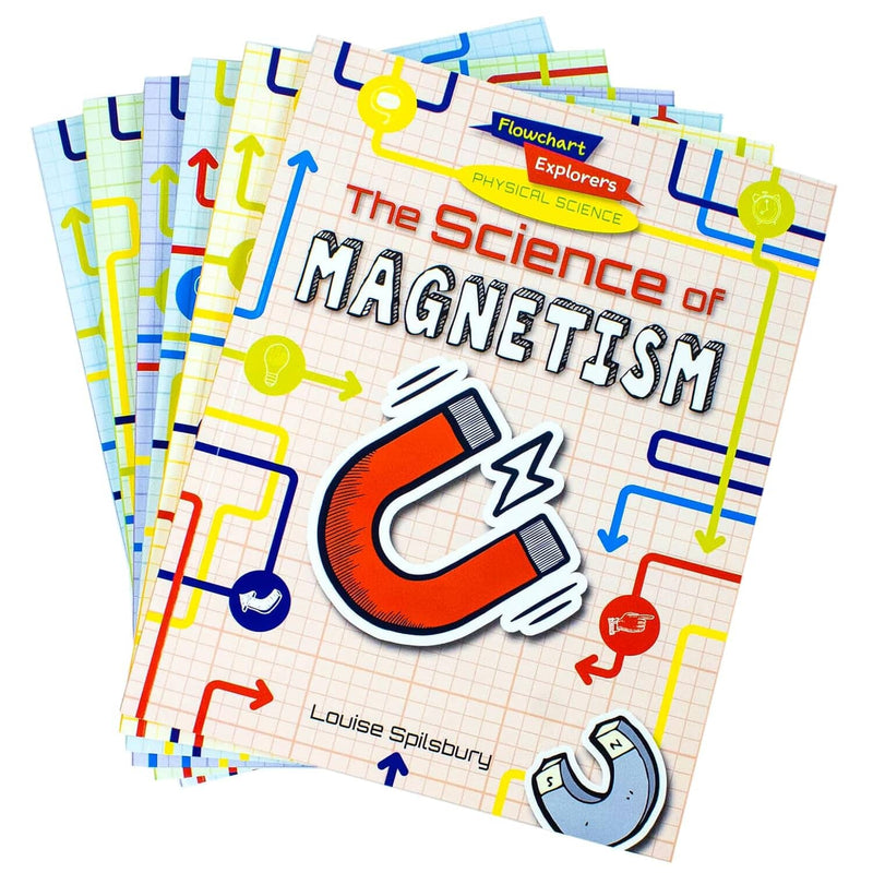 Flowchart Explorers Physical Science Series 6 Books Collection Set - Ages 9-11 - Paperback 9-14 Fox Eye Publishing