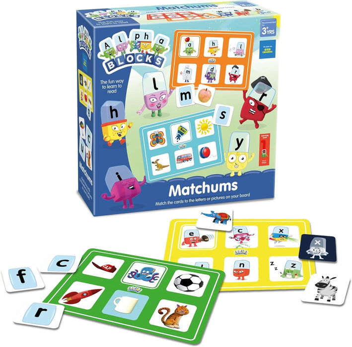 Alphablocks Matchums: Match The Cards To The Letters Or Pictures On Your Board By Trends UK - Ages 3+ - Educational Toys 0-5 TRENDS UK LTD