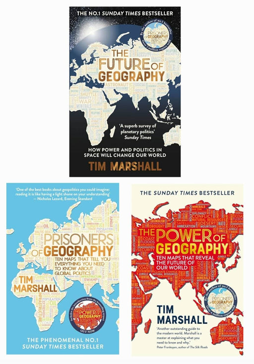 Prisoners/The Power of Geography by Tim Marshall 3 Books Collection Set - Non Fiction - Paperback Non-Fiction Elliott & Thompson Limited