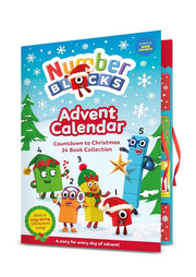 Numberblocks Advent Calendar - Countdown to Christmas 24 Story Books Collection (With sing-along Christmas song!) - Ages 3+ - Hardback 3-5 Sweet Cherry Publishing