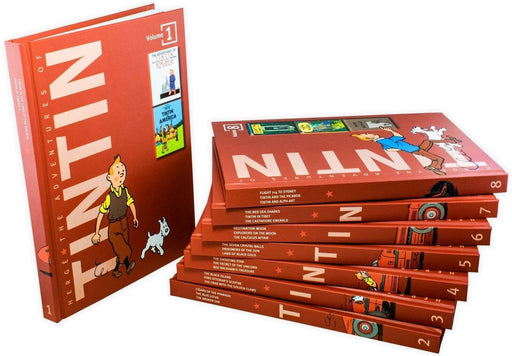 Damaged - The Adventures of Tintin by Hergé: Compact Edition 8 Books Set - Ages 7+ - Hardback 7-9 Egmont Publishing