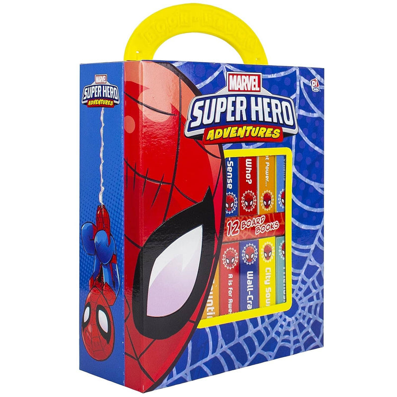 My First Library Spiderman Super Hero Adventures 12 Books By Marvel - Age 0-5 - Board Book B2D DEALS Phoenix International Publications, Incorporated