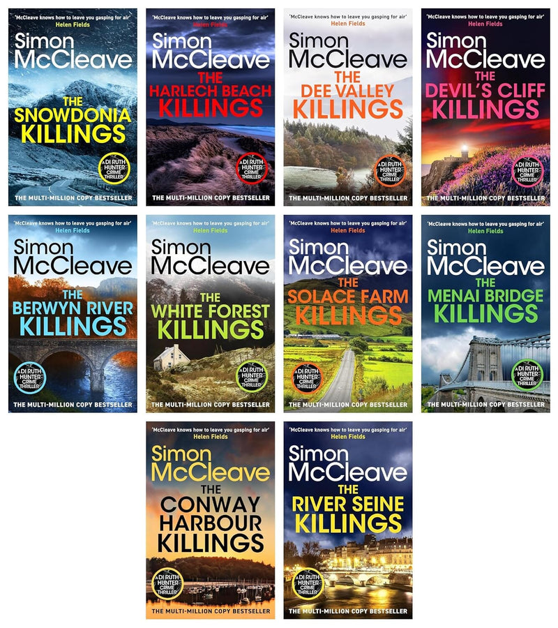 DI Ruth Hunter Crime Thriller's by Simon McCleave 10 Books Collection Set - Fiction - Paperback Fiction Canelo