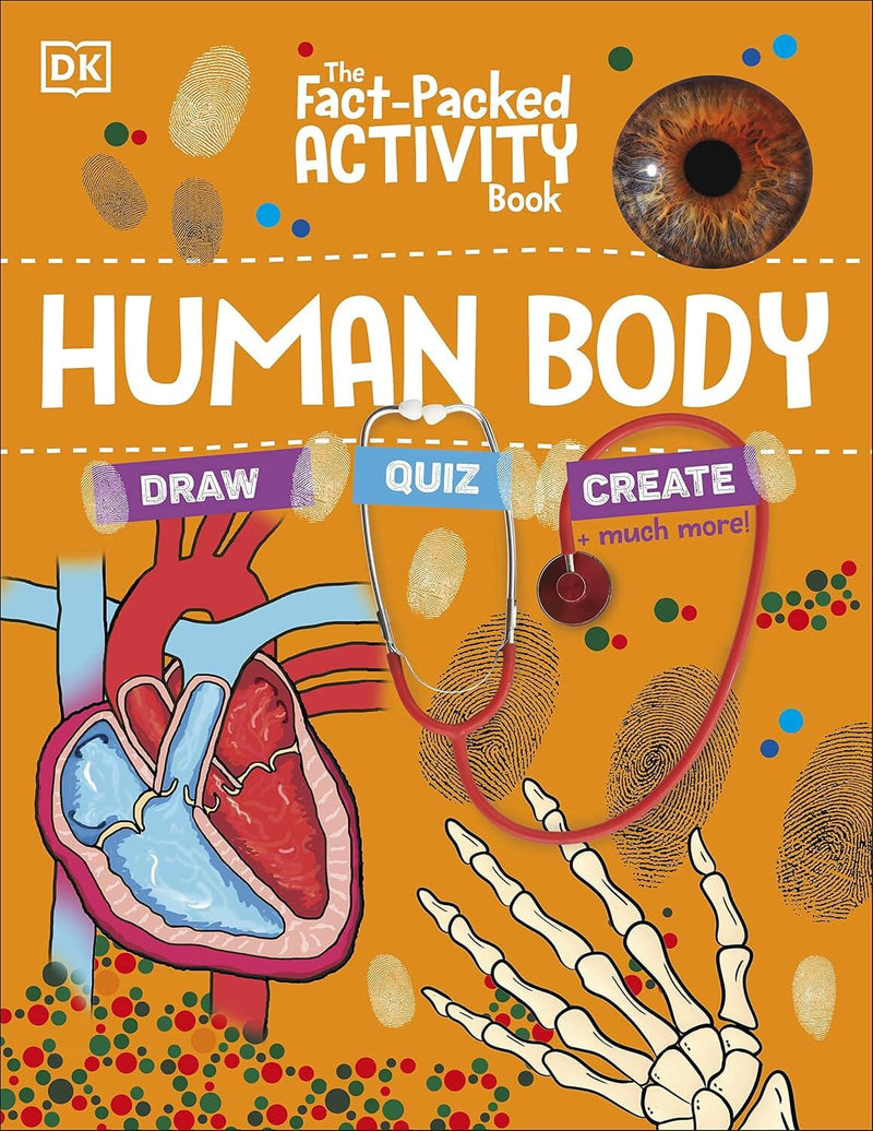 The Fact-Packed Activity Book: Human Body by DK - Ages 5+ - Paperback 5-7 DK