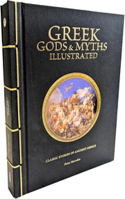 Greek Gods & Myths Illustrated: Classic Stories of Ancient Greece by Peter Mavrikis - Fiction - Chinese Bound Hardback Fiction Amber Books
