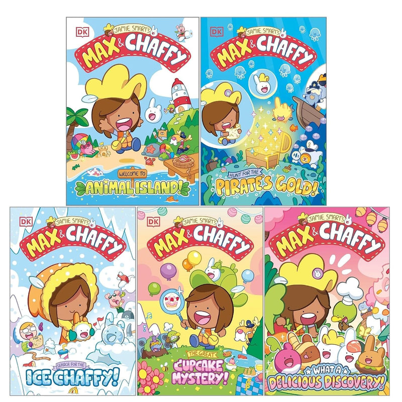 Max and Chaffy Series by Jamie Smart 5 Books Collection Set - Ages 5+ - Paperback Graphic Novels David Fickling Books
