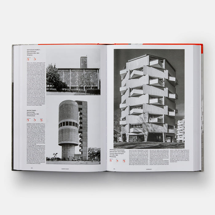 Atlas of Brutalist Architecture By Phaidon - Non-Fiction - Hardback Non-Fiction Phaidon Press Ltd