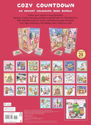 Coco Wyo: Cozy Countdown - An Advent Colouring Book Bundle (Contains 24 Books) - Ages 12+ - Paperback Books2Door