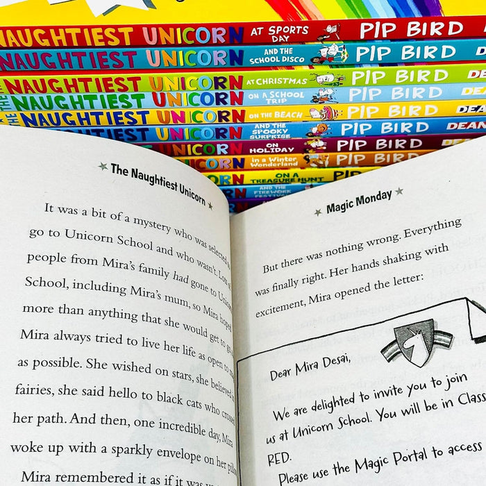 The Naughtiest Unicorn Series By Pip Bird 12 Books Collection Set - Ages 5-8 - Paperback 5-7 Egmont Publishing