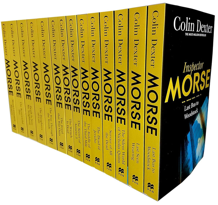 Inspector Morse Complete Collection by Colin Dexter 14 Books Set - Fiction - Paperback Fiction Pan Macmillan