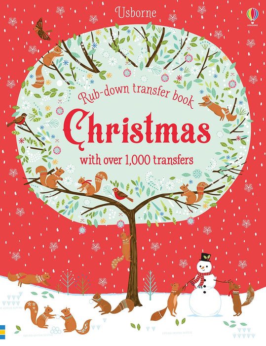Rub-Down Transfer Books: Christmas By Felicity Brooks - Ages 5-8 - Hardback 5-7 Usborne Publishing Ltd